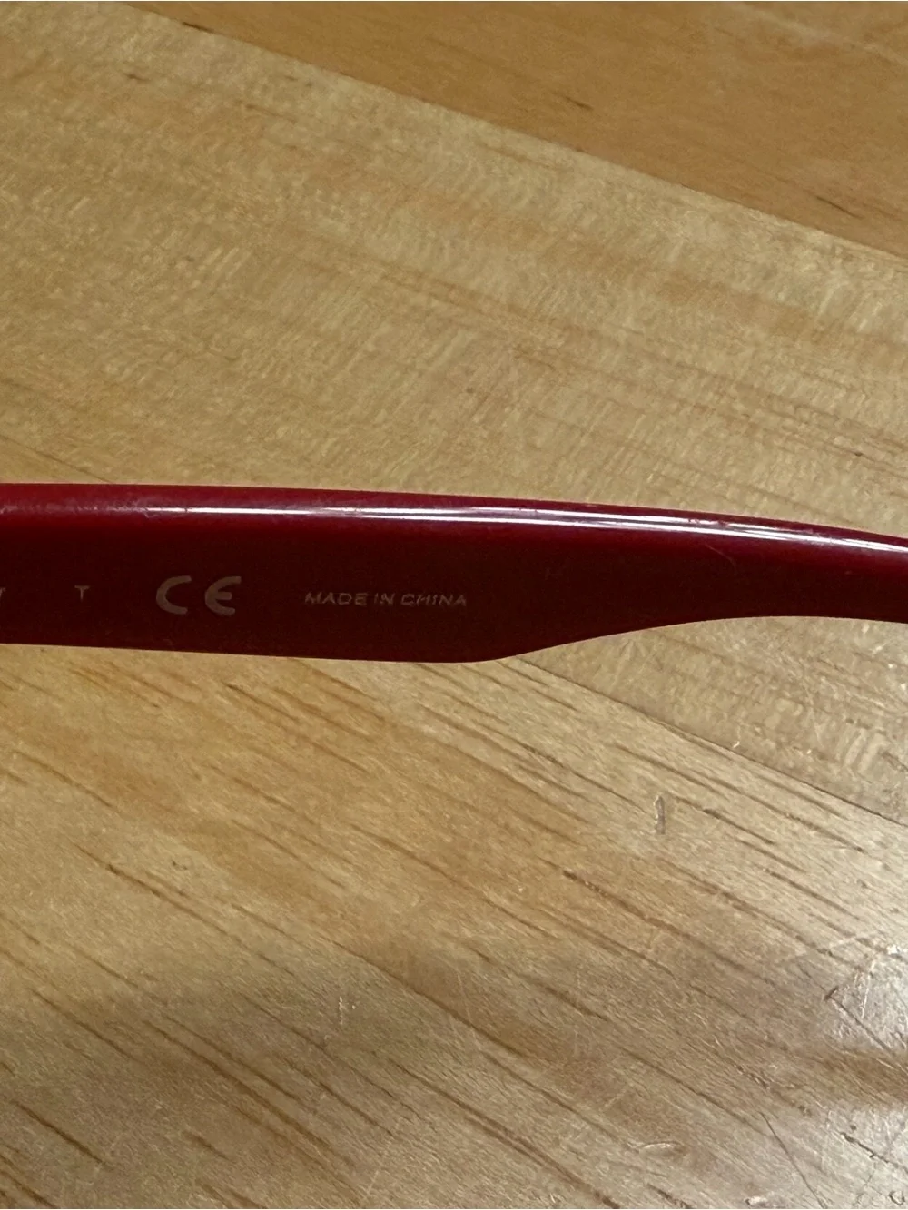 Ray ban Red/orange Polarized Sunglasses